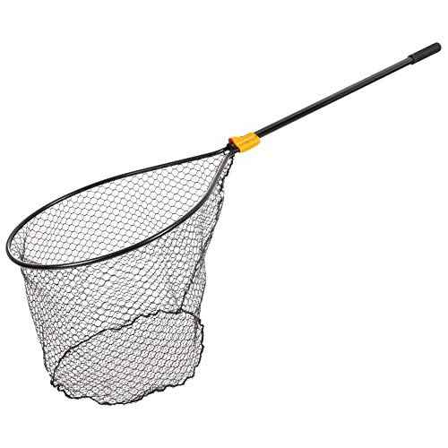Frabill Conservation Slide Handle Net | Teardrop Hoop Size: 17" X 19" | Sliding Handle: 36" | Netting: Tangle-Free Micromesh | Net Depth: 16"