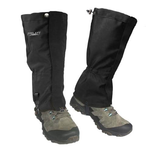 Frelaxy Leg Gaiters Ultra HIGH-Performance Hunting Gaiters, 100% Waterproof Hiking Gaiters with Upgraded Rubber Foot Stra...