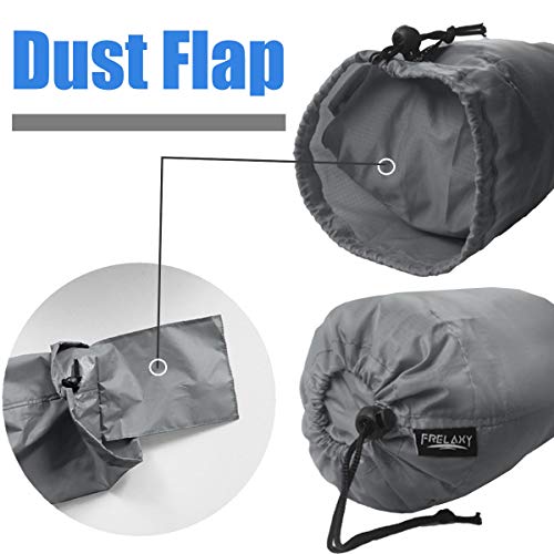 Frelaxy Stuff Sack Set 5-Pack (3L&5L&9L&15L&20L), Ultralight Ditty Bags with Dust Flap for Traveling Hiking Backpacking (N...