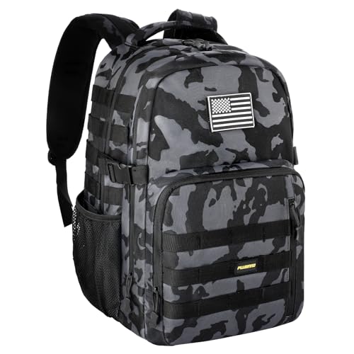 PLUSINNO Tactical Backpack, 40L Water Resistant Military Backpack, gym backpack for men, Laptop Backpack, Large MOLLE Tact...