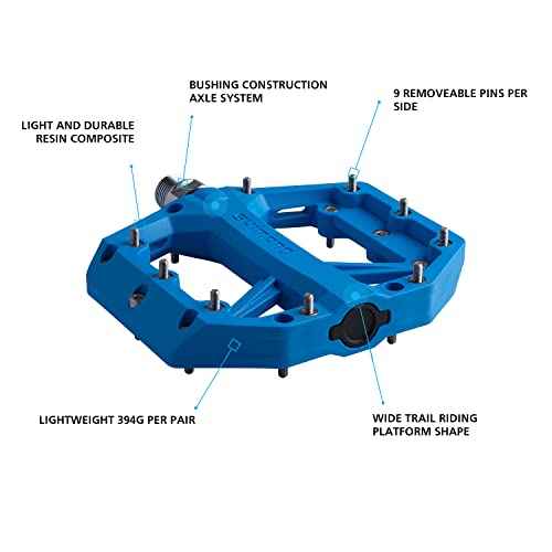 SHIMANO PD-GR400 Flat Pedal, Blue