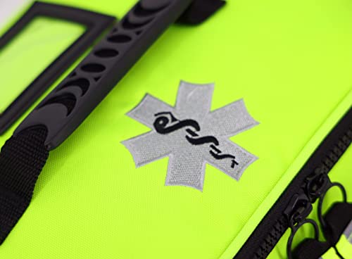 Lightning X Products Lightning X Mid-Sized First Responder EMT Bag | LXMB25 Fully Stocked Aid Kit w/ 200+ BLS Supplies - F...