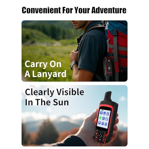 A6 Handheld GPS for Hiking, Multi-GNSS Support, Lightweight Rugged GPS Navigator,Waterproof GPS Handheld for Camping and B...