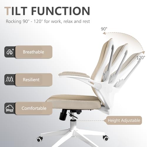 balmstar Office Chair, Ergonomic Comfort Home Desk Chair, Mid Back Gaming Chair with Wheels, Adjustable Height, Lumbar Sup...