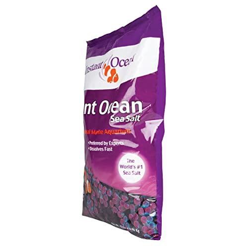 Instant Ocean Sea Salt 50 Gallons, For Marine Aquariums, Fast Dissolving