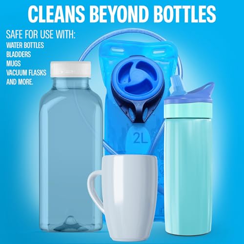 Sudstainables Water Bottle Cleaning Tablets – 36-Pack | Chlorine-Free & Odor-Control Formula | Water Bottle Cleaner, Flask...