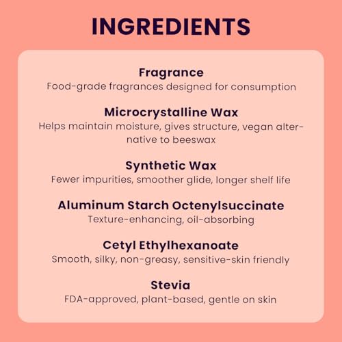 SweetSpot Flavored Solid Perfume Stick, Portable Travel Perfumes for Women, Long Lasting Fragrances, Non Sticky Formula, N...