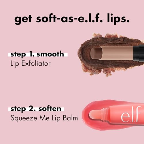 e.l.f. Squeeze Me Lip Balm, Moisturizing Lip Balm for A Sheer Tint of Color, Infused with Hyaluronic Acid, Vegan & Cruelt...