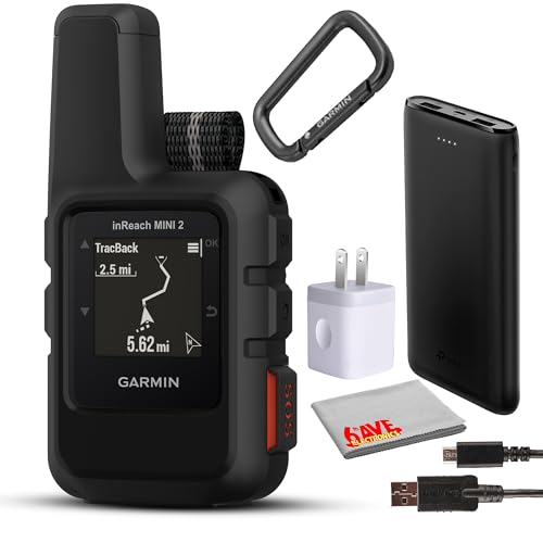 Garmin inReach Mini 2 Compact Satellite Communicator, Lightweight Rugged Design, Portable Handheld GPS for Hiking, Text Me...