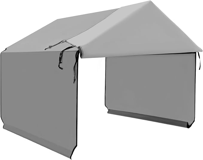 YOUGYM Canopy Replacement Cover for Dog Shade Shelter 4'x4'x3.6', Pet Outdoor Tent Cover with Upgraded Doors for Large Dog...