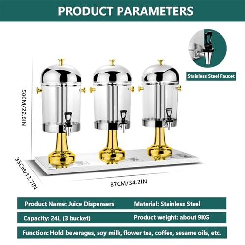 Commercial Cold Beverage Dispenser | Chillers & Water Fountains | Stainless Steel Juice Machine | Self-Service Flower Tea ...