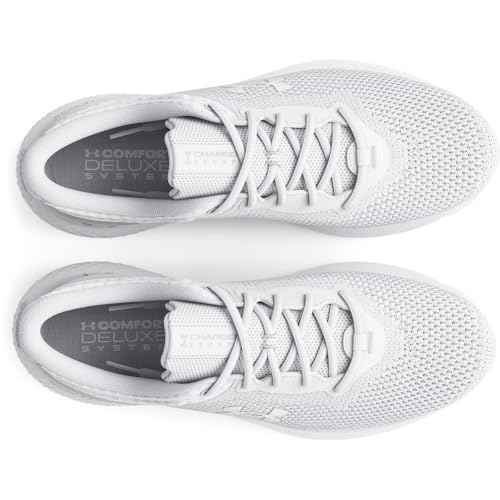 Under Armour Women's Charged Escape 4 Knit, (104) White/White/White, 9.5, US