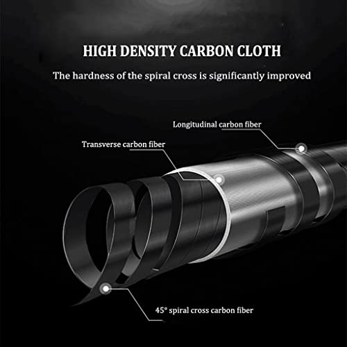 Stream rod ultra-light carp rod telescopic fishing rod casting rod fishing rod fishing rod 3.6m-7.2m carbon fiber fishing ...