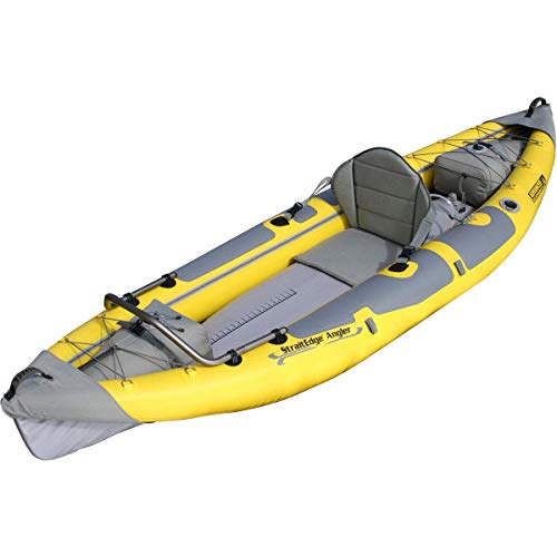 Advanced Elements StraitEdge™ Angler Inflatable Kayak - AE1006-ANG Fishing Kayak with Rod Holders and Bag and Pump