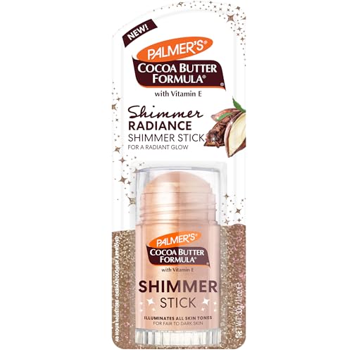 Palmer's Cocoa Butter Formula Body Shimmer Stick with Vitamin E, 1 Oz, Radiant Highlighter Makeup for Body Glow, Provides ...