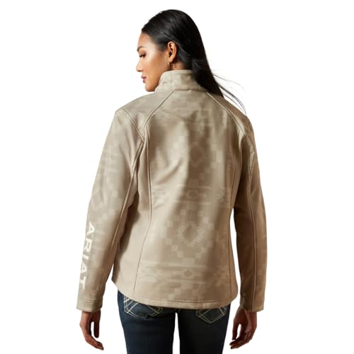 ARIAT womens Ariat Logo Softshell Print Jacket