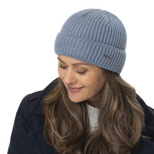 Stetson Parkman Knitted Cap 100% Merino Wool Made in EU Men Women Autumn Winter Black