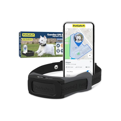 PetSafe Guardian GPS 2.0 Dog Fence + Tracking - Wireless GPS Dog Fence - Real-Time Tracking - Custom Boundaries System - W...