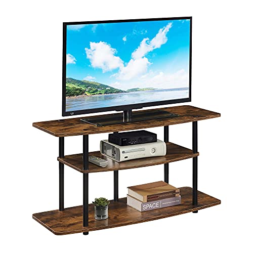 Convenience Concepts Designs2Go No Tools 3-Tier Wide TV Stand 42" - Entertainment Center for TVs up to 46 Inches, Modern T...
