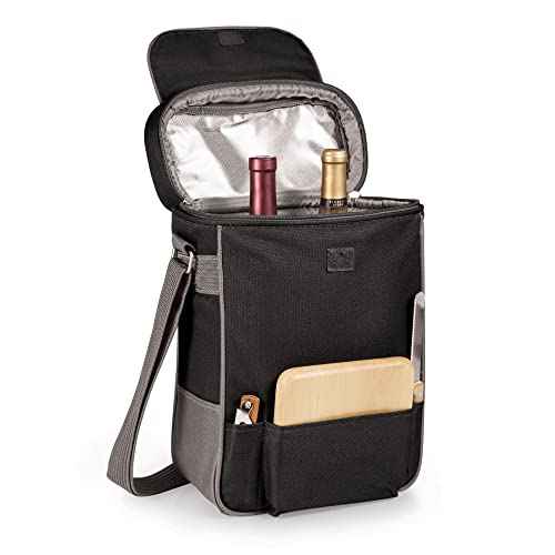 NCAA Duet Insulated Wine and Cheese Tote with Team Logo