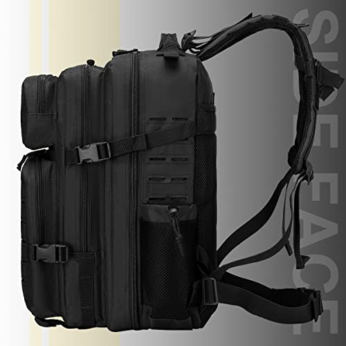 COSCOOA 50L Military Tactical Backpack for Men,Water Resistant Day Backpack Molle Army 3 Days Assault Pack Bug Out Bag,Hea...