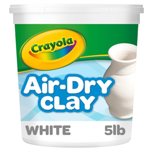 Crayola Air Dry Clay (5lbs), Teacher Supplies, Natural White Modeling Clay for Kids, Sculpting Material, Bulk Craft Suppli...