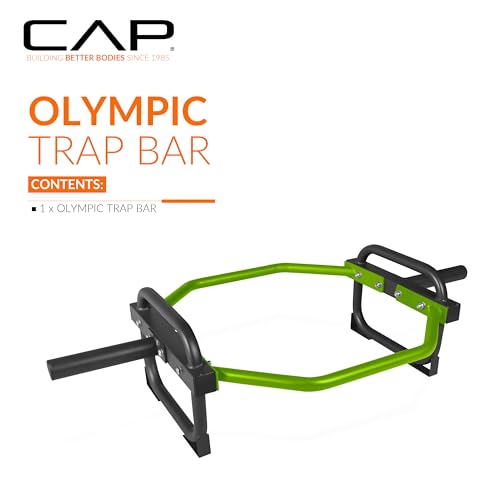 CAP Barbell Olympic Trap Bar and Shrug Bar for Deadlifts