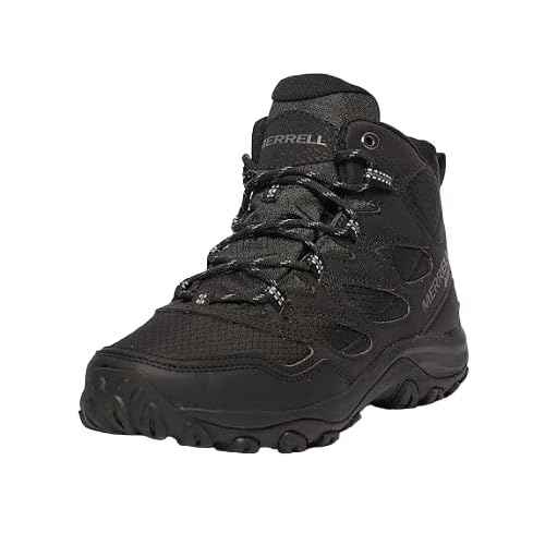 Merrell J500203 Mens Boots West Rim Sport Mid GTX Black/Black US Size 10