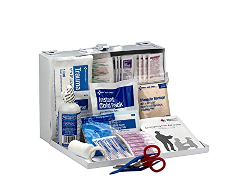 First Aid Only 224-U/FAO OSHA-Compliant 25-Person Emergency First Aid Kit for Office, Home Renovation, Job Sites, and Cons...