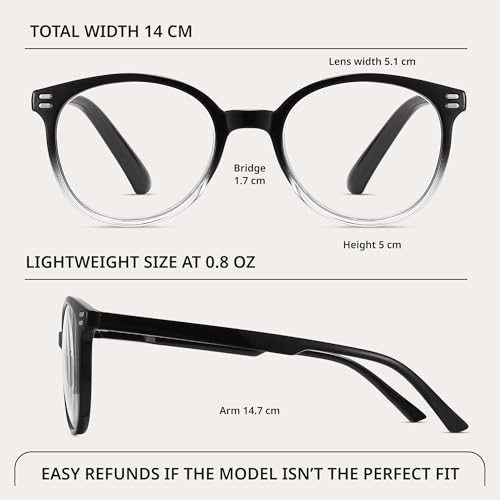 GIBLOGO Reading Glasses for Women/Men Eye Glasses Blue Light Reading Glasses Cheaters Eyeglasses