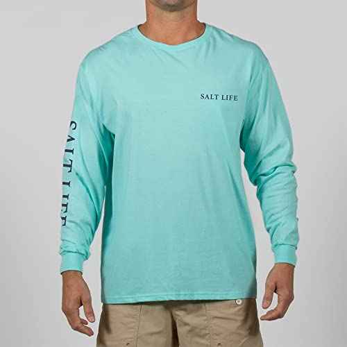 Salt Life Men's Lobster Tailin Long Sleeve Crew Neck Tee