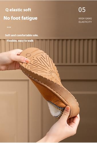 Slippers for Women, Fuzzy Warm House Shoes, Comfy Winter Slippers Indoor and Outdoor