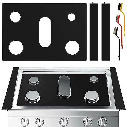Stove Cover Gas Stove Top Burner Covers Protectors for Samsung Gas Range Stove Mat Protector Reusable,Oven Liners Mat,Non-...