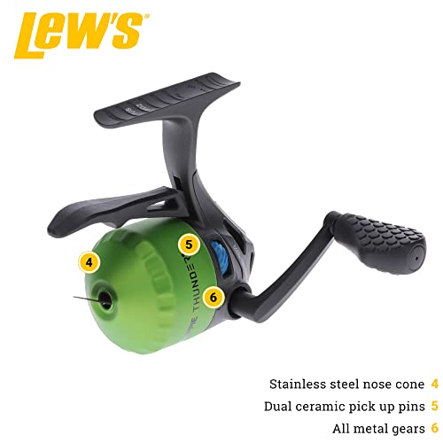 Lew's Crappie Thunder 2pc Rod Underspin Reel
