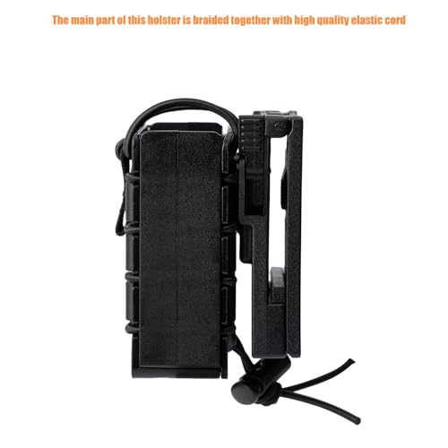 TACNEX Compact Radio Holster Polymer Walkie-Talkie Case w/Duty Belt/MOLLE Vest Clip Two Ways Radio Pouch Interphone Carrie...