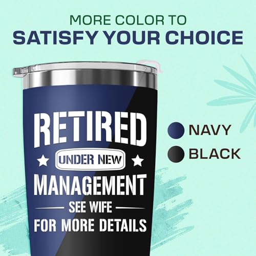 HEXMOZ Retirement Gifts for Men - Funny Retired Gifts for Men, Husband, Dad, Coworker, Boss, Friends - 2025 Happy Retireme...