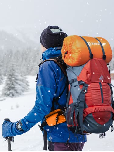 Bessport Mummy Sleeping Bag | 15-45 ℉ Extreme 3-4 Season Sleeping Bag for Adults Cold Weather– Warm and Washable, for Hiki...