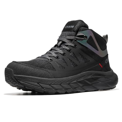 CIVHOM Men Breathable Outdoor Hiking Shoes, Comfortable Trekking Trail Sneakers for Walking & Adventures
