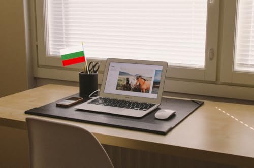 10 Pack Bulgaria Flags - BG Handheld Flag- 5x8 in,Bulgarians Mini Flag. Suitable For Party Decorations, Store Displays, Ba...