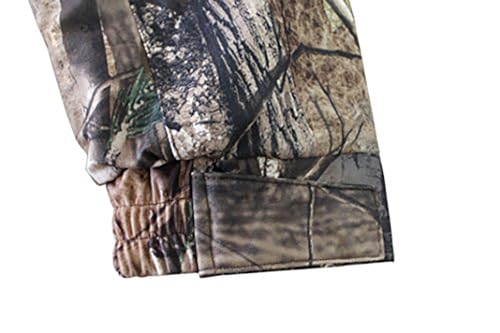 Krumba Mens Camo Hunting Jacket: Winter Insulated Warmer Tactical Windproof Softshell Camping Coat
