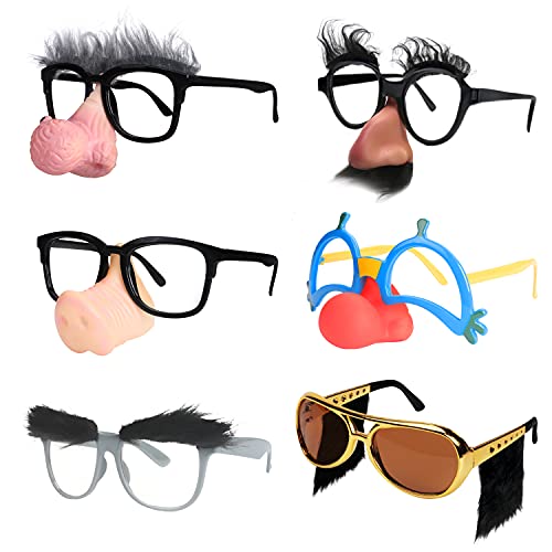 Ocean Line Halloween Glasses - 6 Pairs Fun Halloween Costume Party Favors