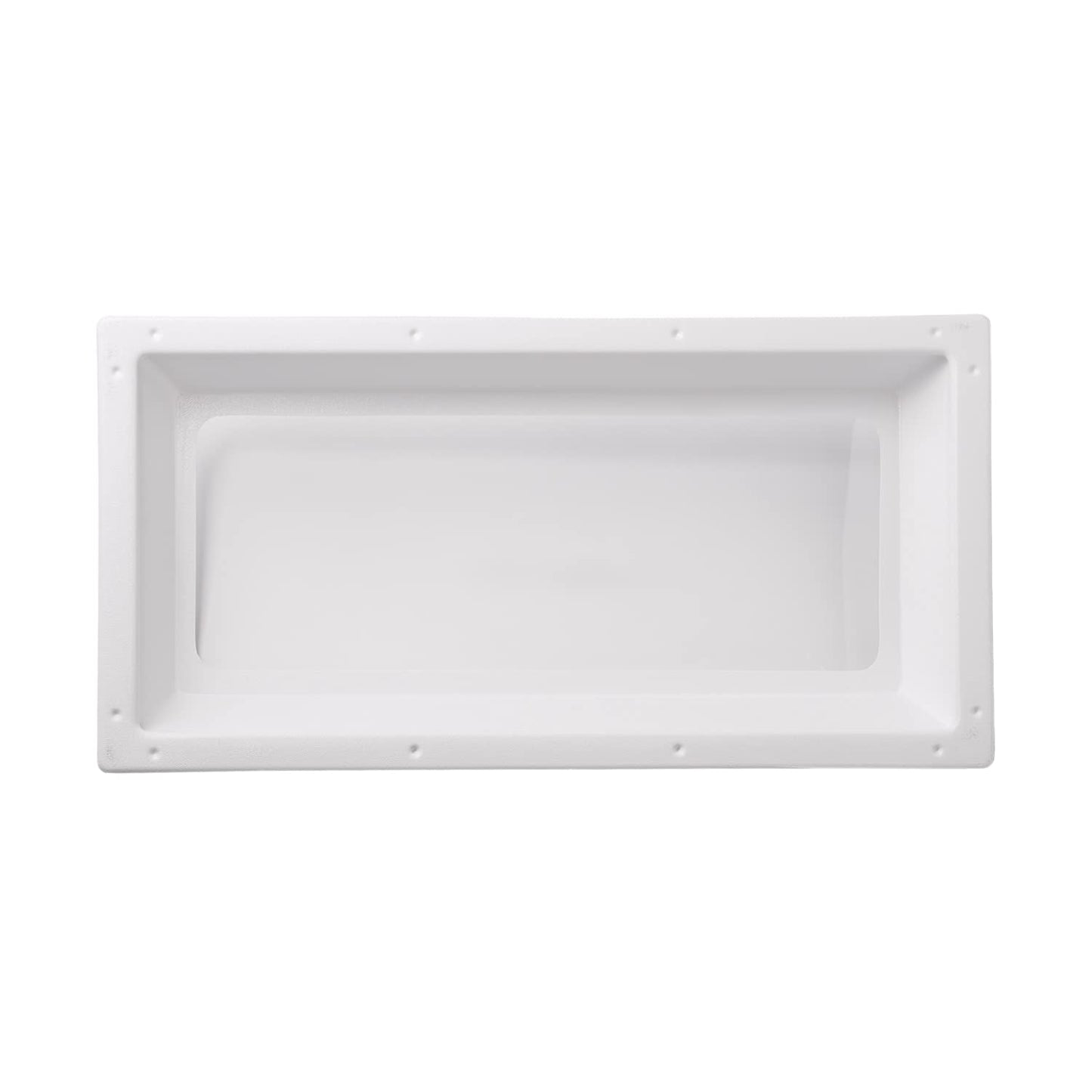Toughgrade RV/Camper Dome Skylights - Acrylic Replacement Skylights (Inner Dome - White Garnish/Clear Window, 14"x30")