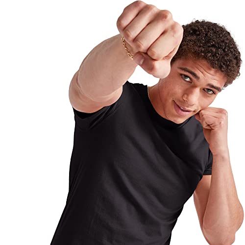 Hanes Mens Originals Lightweight T-Shirt, Crewneck T-Shirts for Men, Tri-Blend Tee, Available in Tall