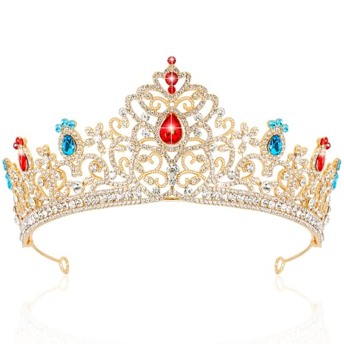 Crystal Crowns for Women Tiaras Bride Royal Queen Crown Princess Tiara Quinceanera Headpieces for Wedding Bridal Headband ...