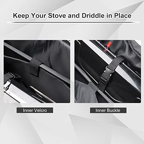 i frmmy Premium Camp Stove Carry Case with 0.4 inch Thicken Pearl Foam, Excellent Protection for Coleman 2-Burner Gas Stove