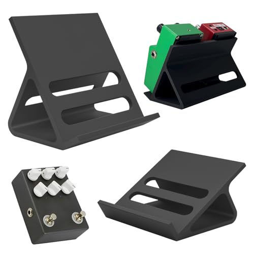 Extended Mini Guitar Pedal Board | Tilting Desktop Effects Pedal Board with Non-Slip Feet | 30° and 60° Tilt Angle Design...