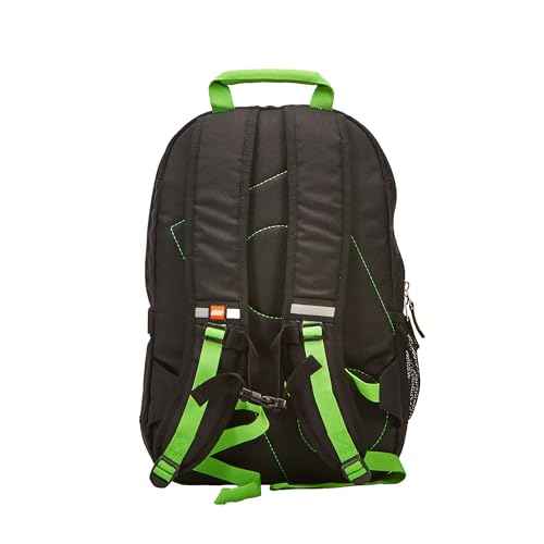 LEGO NINJAGO Future Kids School Backpack Bookbag, for Travel, On-the-Go, Back to School, Boys and Girls, with Adjustable Padded Straps, Lloyd Green