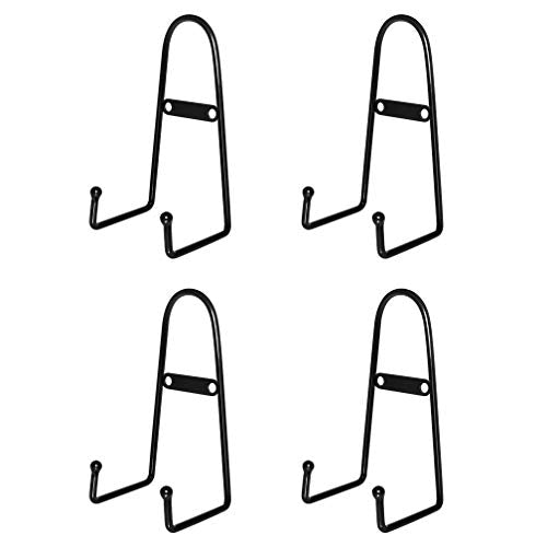 MOCOUM 4 Pack 7.87 inch Wall Mount Plate Display Stands, Medium Wall Easel Holder Plate Hanger Vertical Plate Stand Holder...