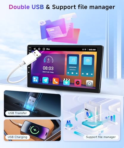 2G 64G Android Car Stereo for Toyota RAV4 2006-2012, Wireless Carplay Android Auto Car Radio,10.1'' Touchscreen Head Unit ...