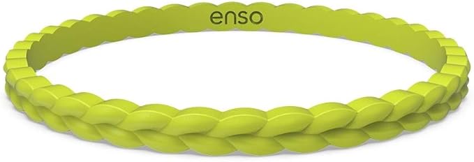 Enso Silicone Bracelet – Weave Stackable Bracelet - Hypoallergenic Rubber Wristband – Comfortable Flexible Band for Active...